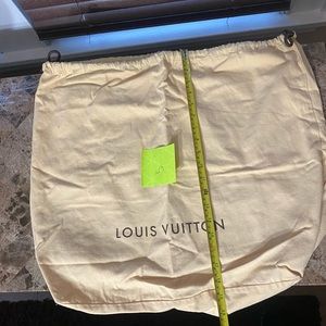 Louis Vuitton drawstring dust bag xl